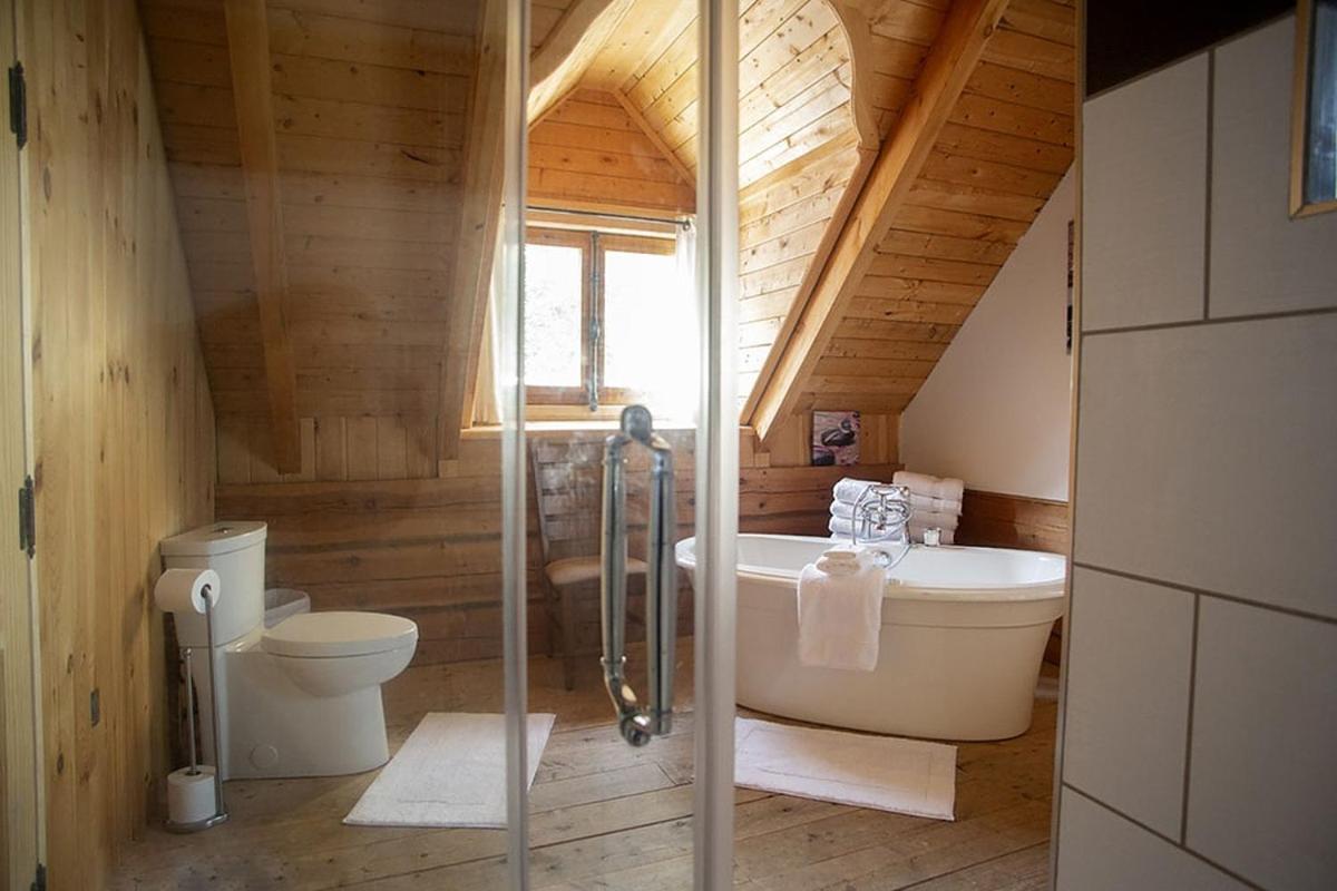 Hebergement "La Maison En Bois Rond" Sainte-Marie Exterior foto